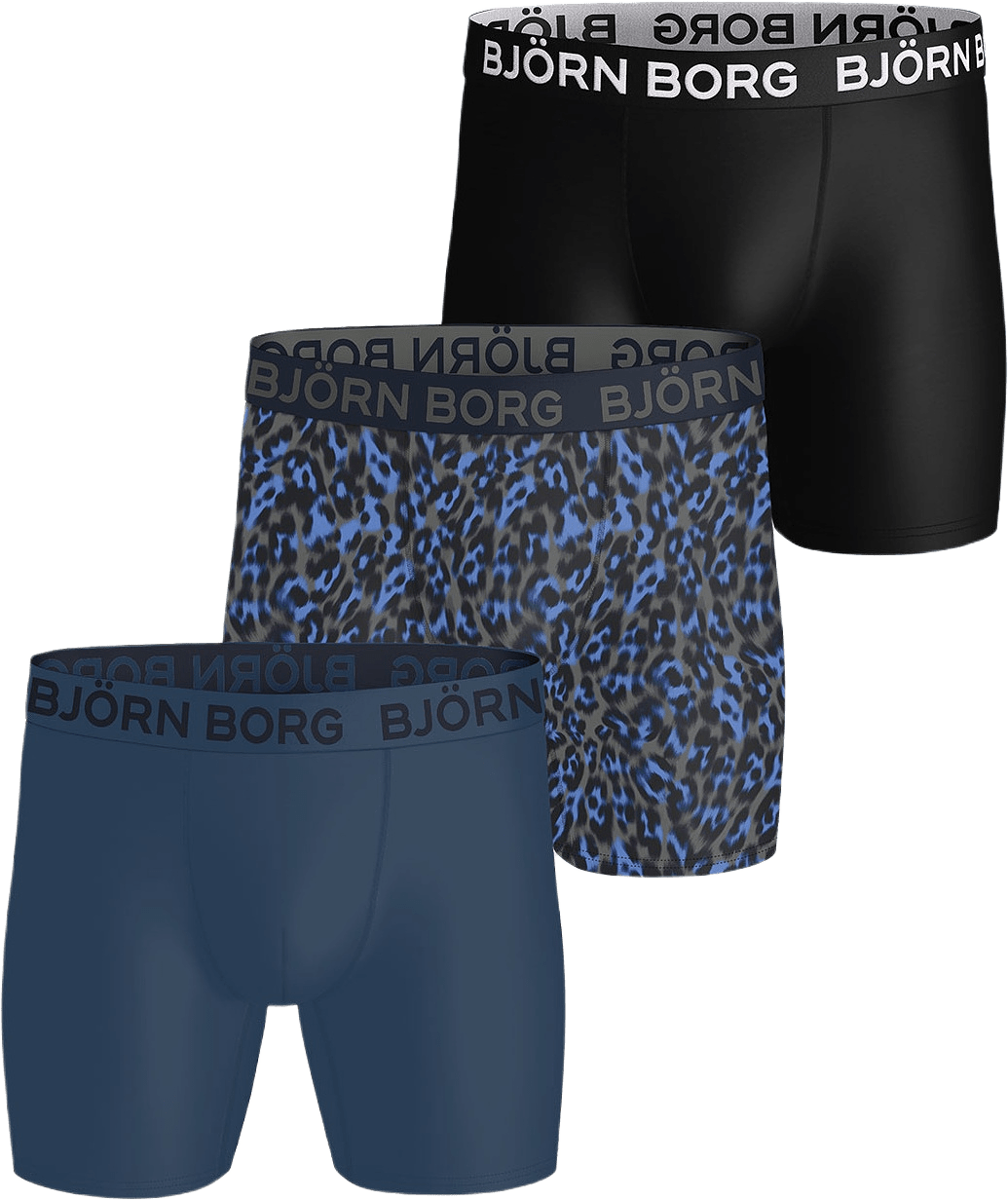 Sports Microfiber Boxer 3P, från Björn Borg, i färgen Multipack 2.