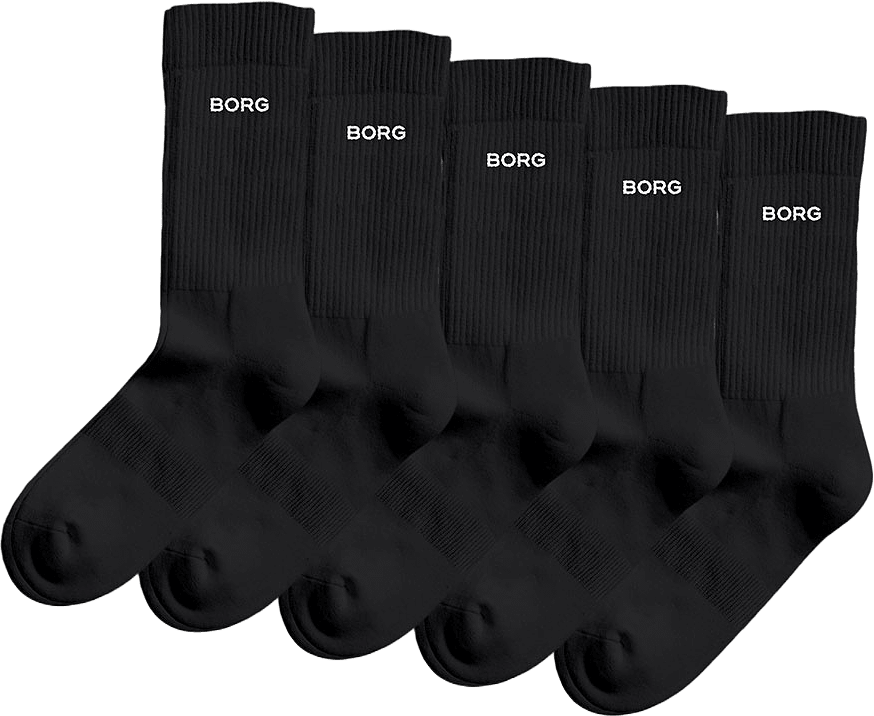 Essential Crew Sock 5P, från Björn Borg, i färgen Multipack 2.