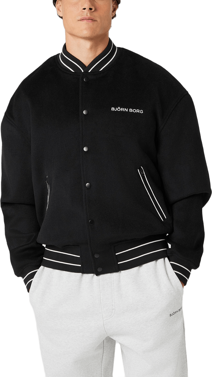 Borg Varsity Jacket, från Björn Borg Sport, i färgen Black Beauty.