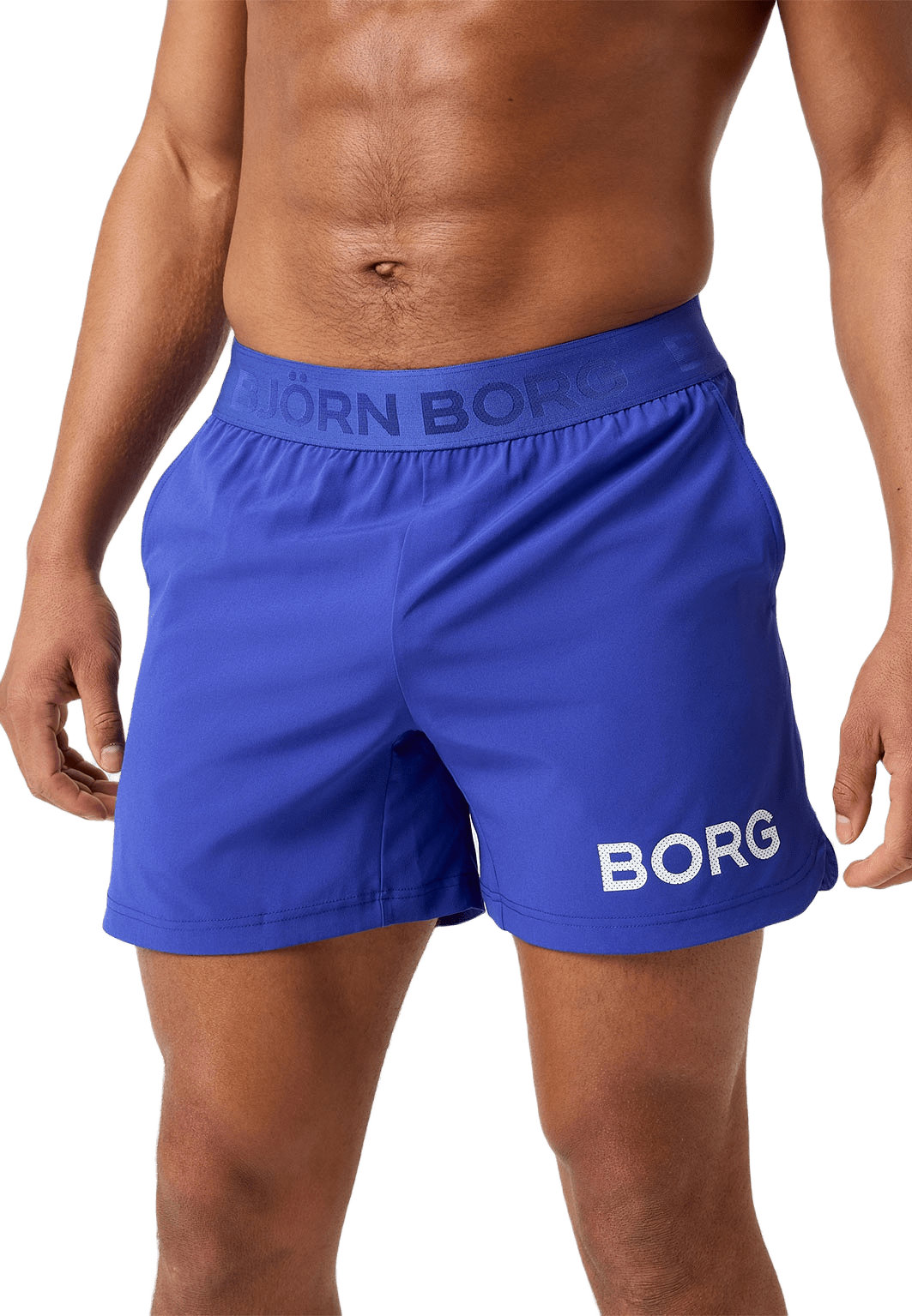 Borg 6" Shorts, från Björn Borg Sport, i färgen Clematis Blue.