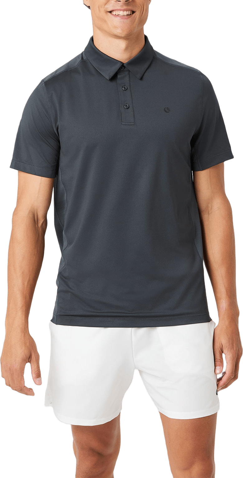 Ace Mesh Panel Polo Shirt, från Björn Borg Sport, i färgen Asphalt.