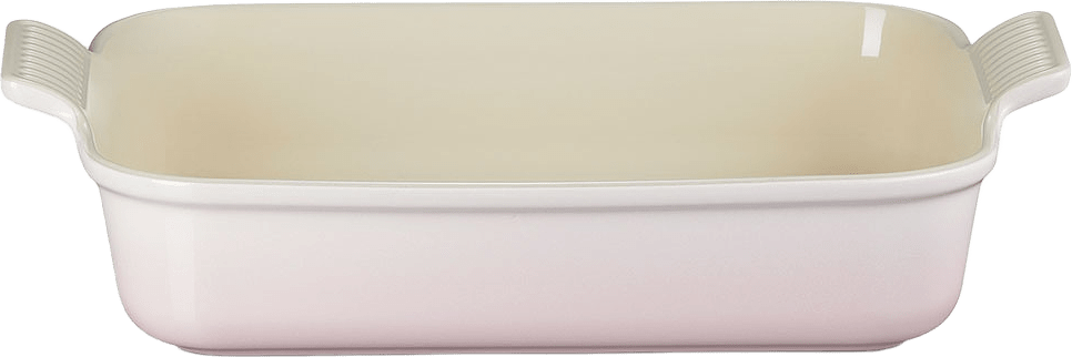 Signature Stengods Heritage Rektangulärt Fat 32Cm Shell Pink, från Le Creuset, i färgen Shell Pink.