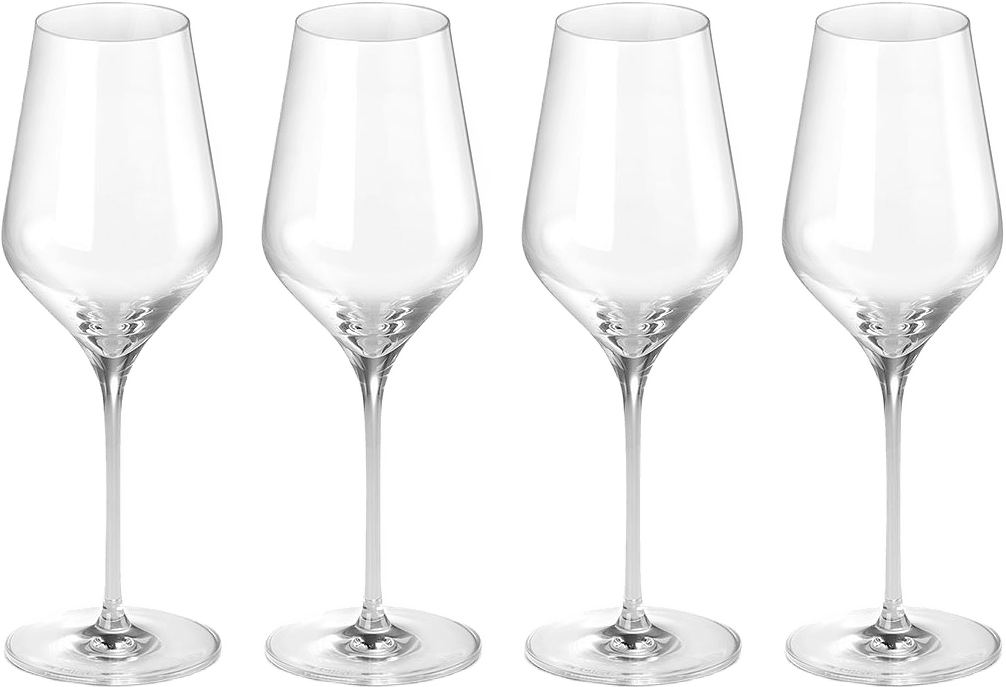 Set Med 4 Vitvinsglas, från Le Creuset, i färgen Transparent.