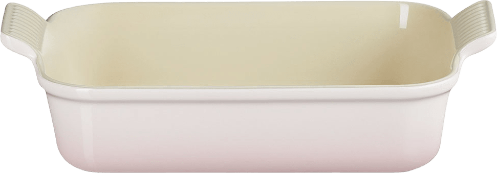 Signature Stengods Heritage Rektangulärt Fat 26Cm Shell Pink, från Le Creuset, i färgen Shell Pink.