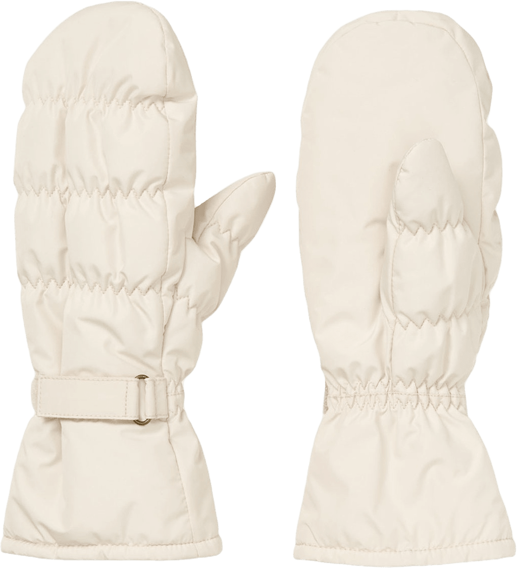 Padded Nylona Mitten, från Becksöndergaard, i färgen Whitecap Gray.