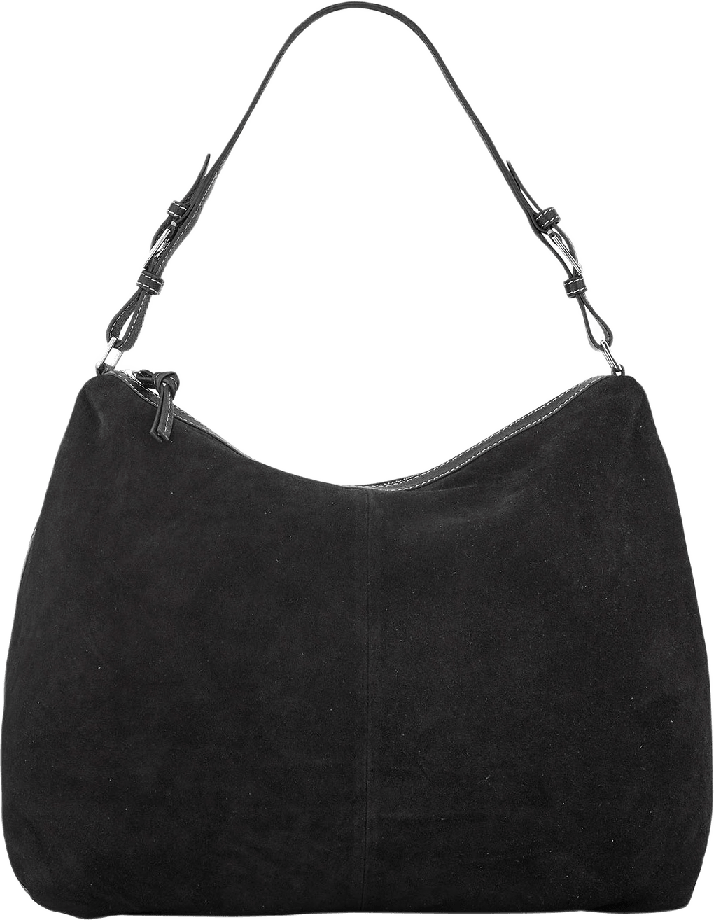 Suede Ginni Large Bag, från Becksöndergaard, i färgen Black.