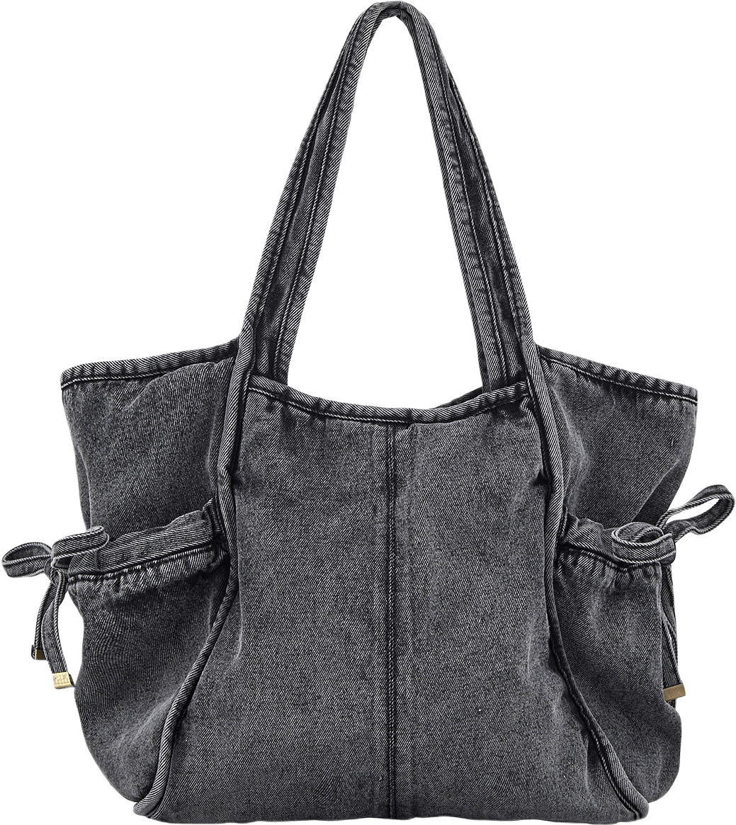 Washed Denima Laurel Bag, från Becksöndergaard, i färgen Stonewash Grey.