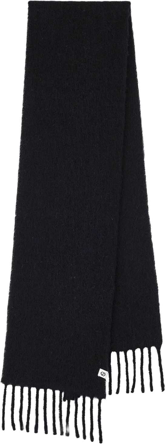 Solid Yuta Scarf, från Becksöndergaard, i färgen Black.