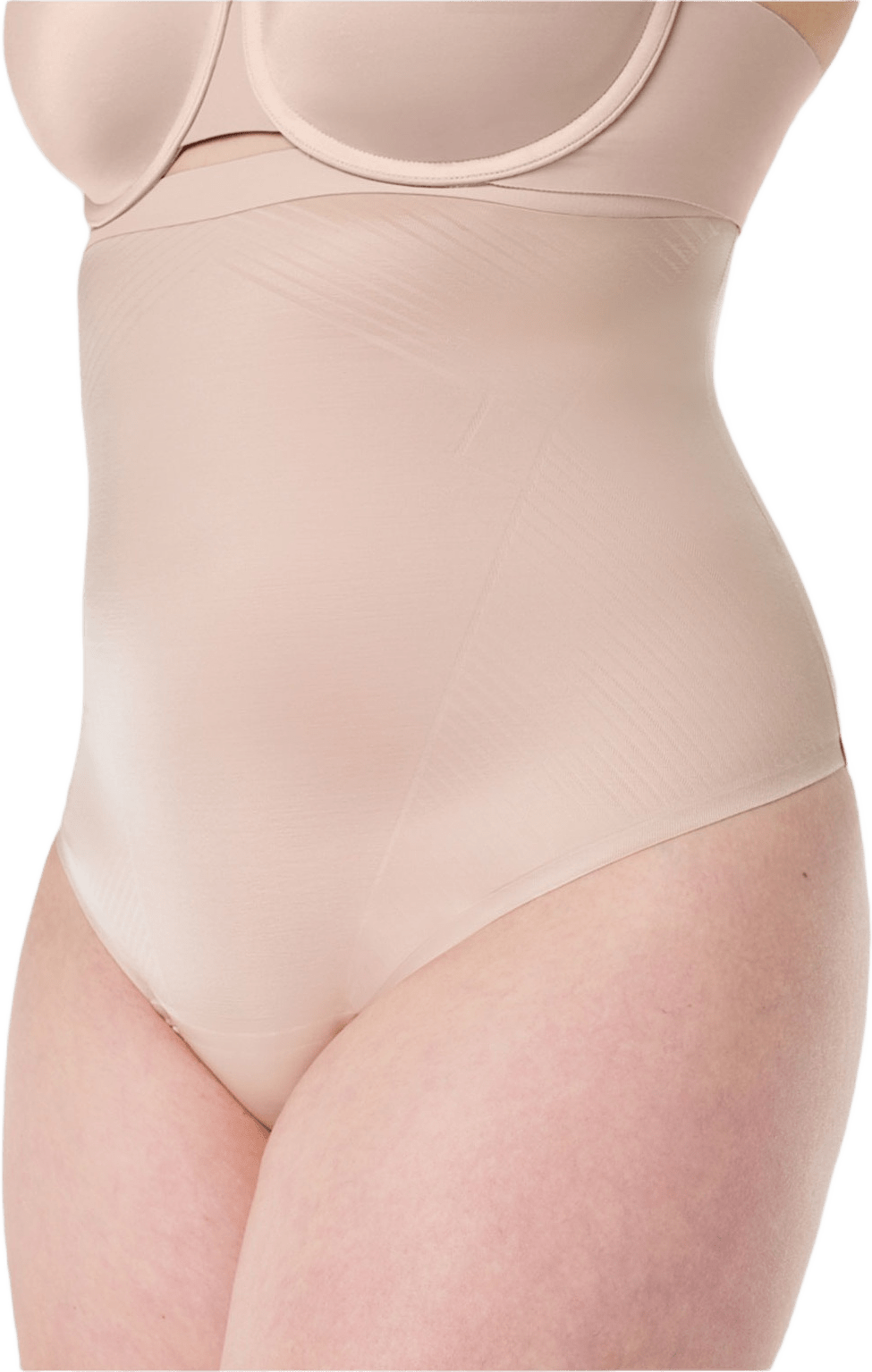 SPANXshape™ Invisible High-Waisted Thong, från Spanx, i färgen Champagne Beige.