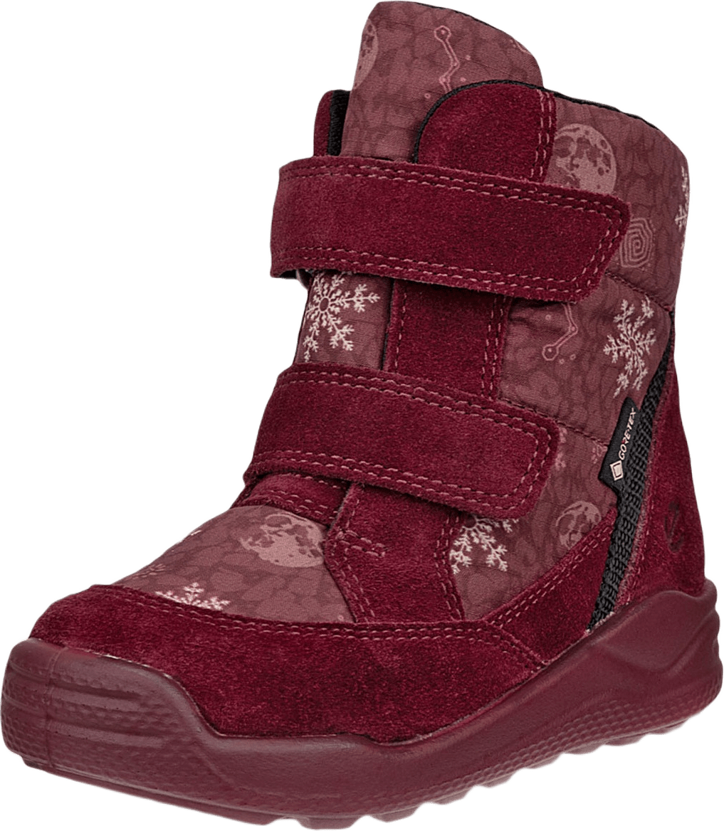 Urban Mini, från ECCO, i färgen Dark Ruby/Snowflake Print.