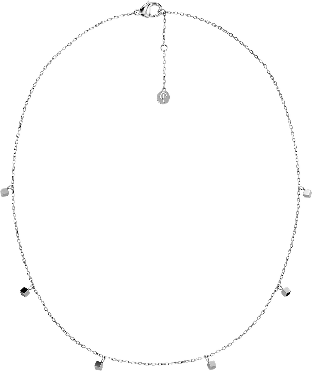 Dice Necklace Steel