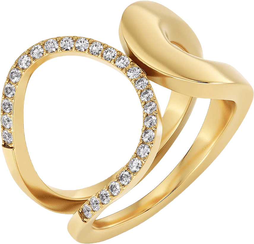 Plié Ring Gold, från Edblad, i färgen Gold.