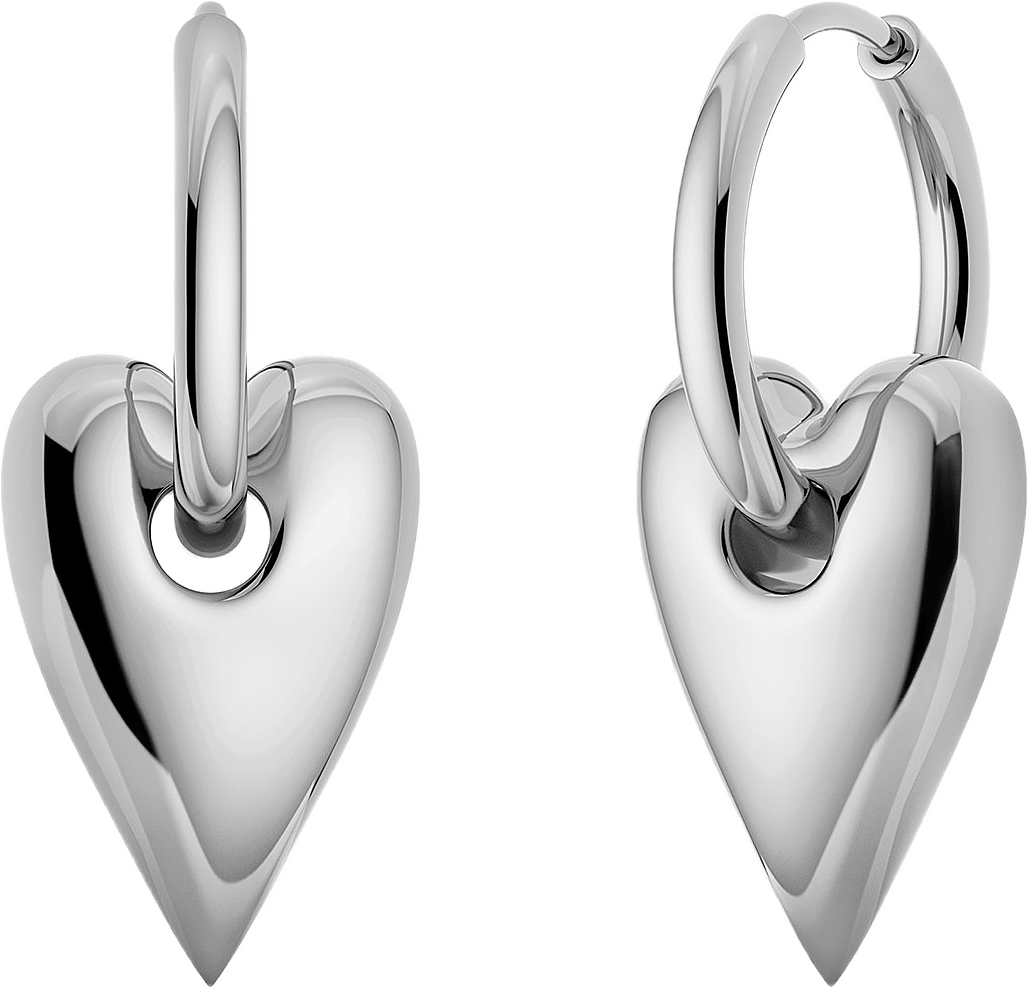 Amore Hoops L Steel