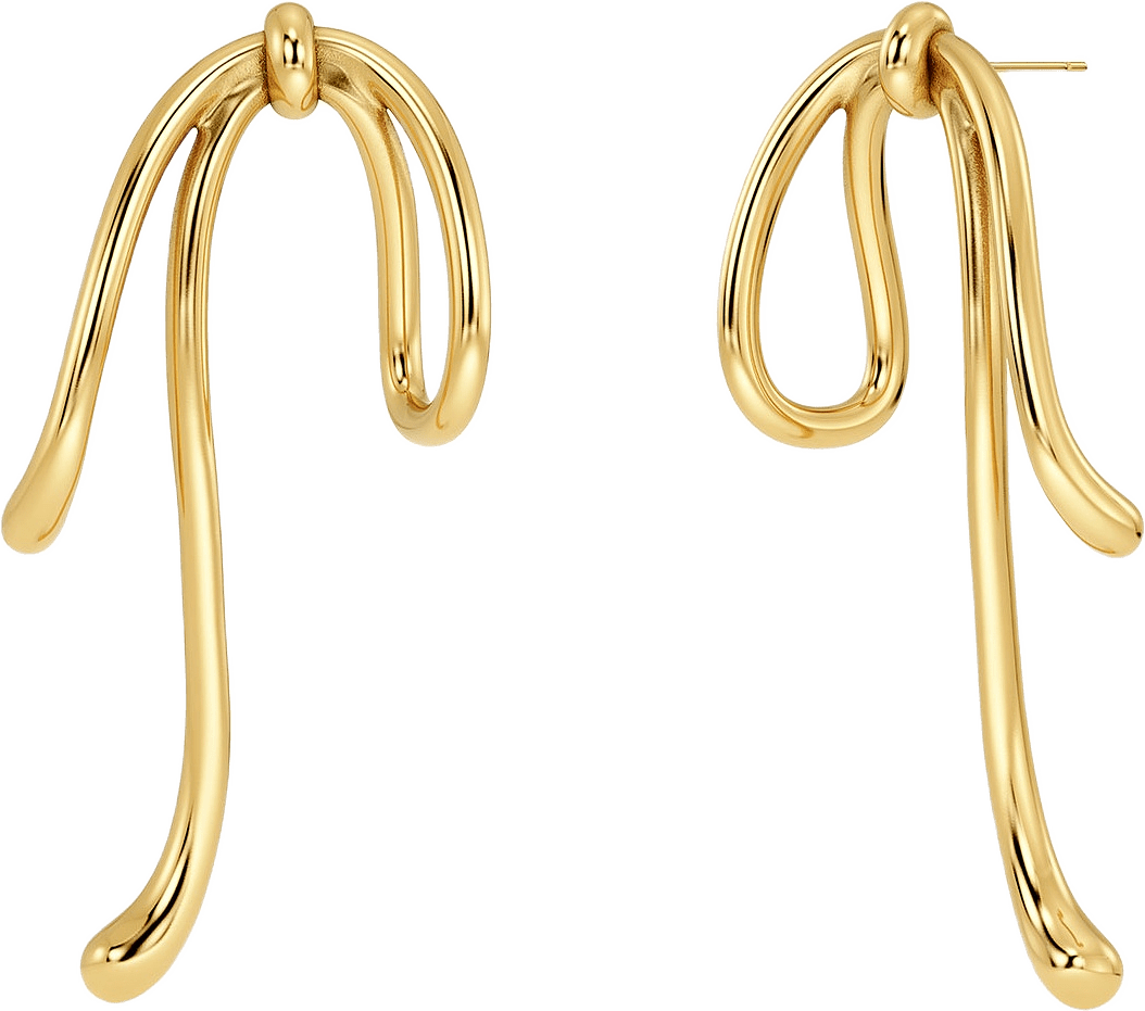 Lace Studs Gold