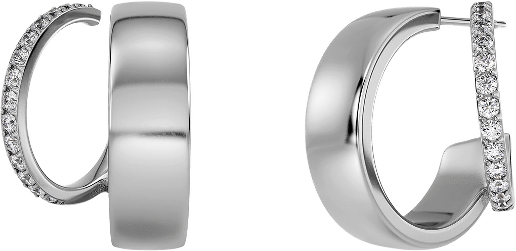 Plié Hoops Double Steel