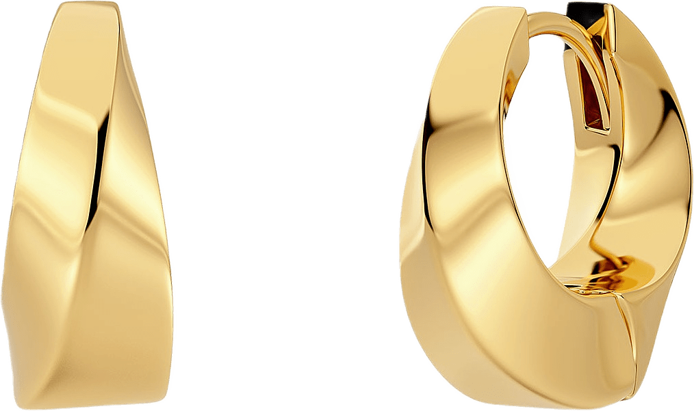 Helix Hoops L Gold, från Edblad, i färgen Gold.