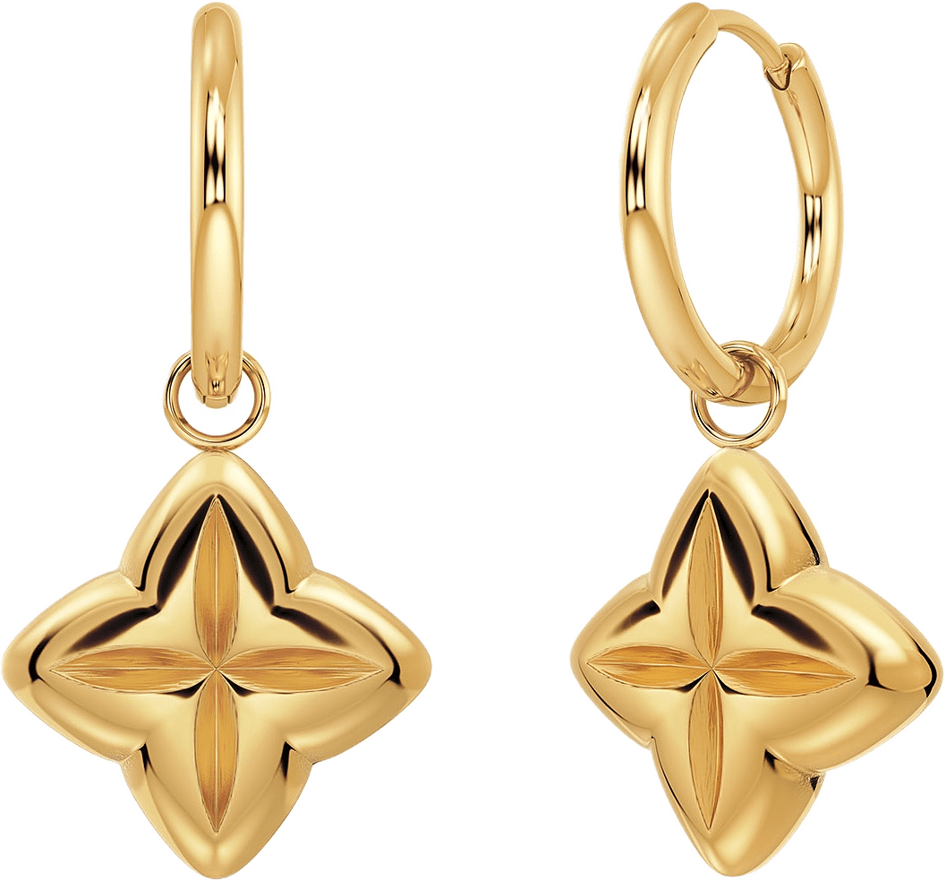 Scala Hoops L Gold