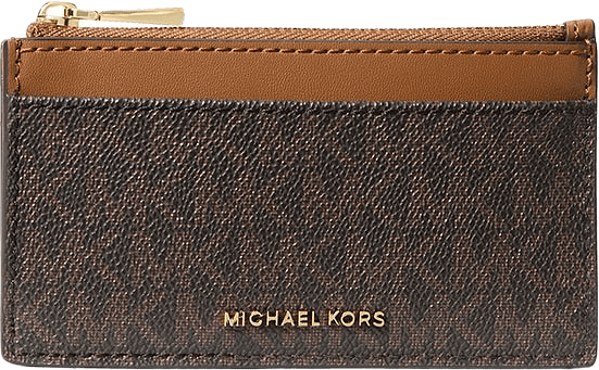 Jet Set Small Card Case, från Michael Kors, i färgen Brn/Acorn.