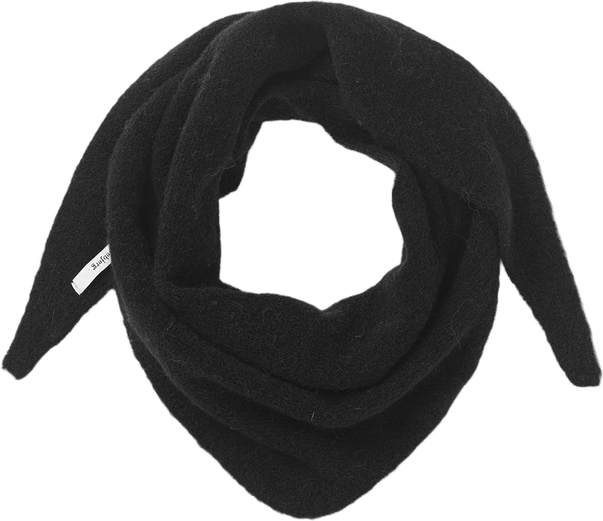 Liv Scarf, från Sibin Linnebjerg, i färgen Black.
