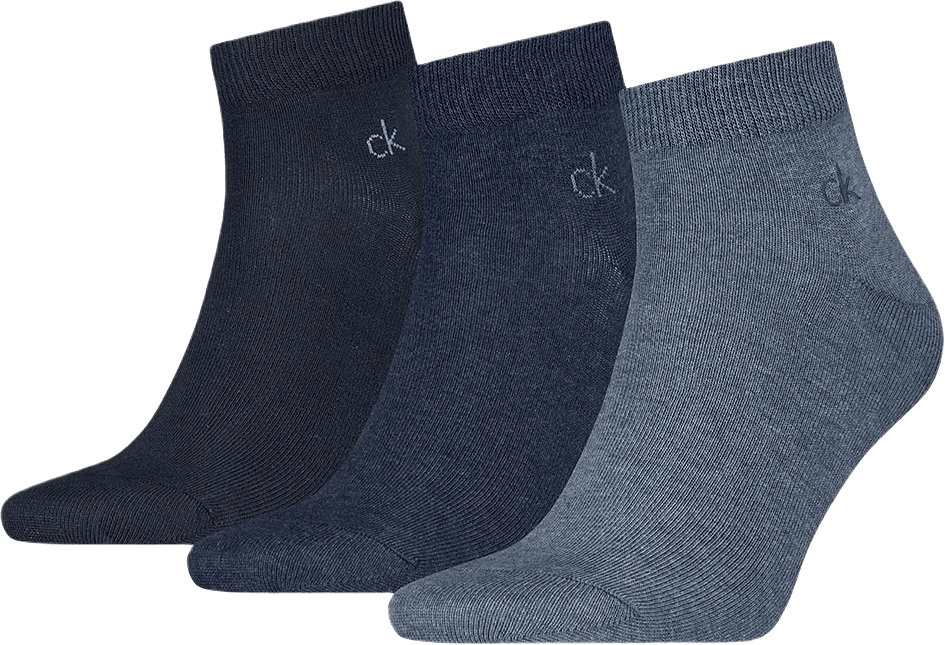 Calvin Klein Men's Classic Socks 3 Pack, från Calvin Klein, i färgen Denim.