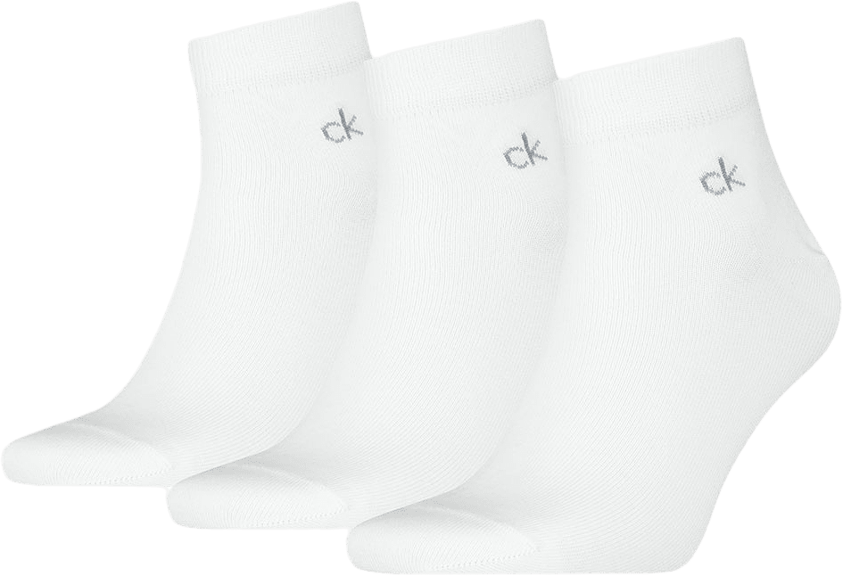 Calvin Klein Men's Classic Socks 3 Pack, från Calvin Klein, i färgen White.