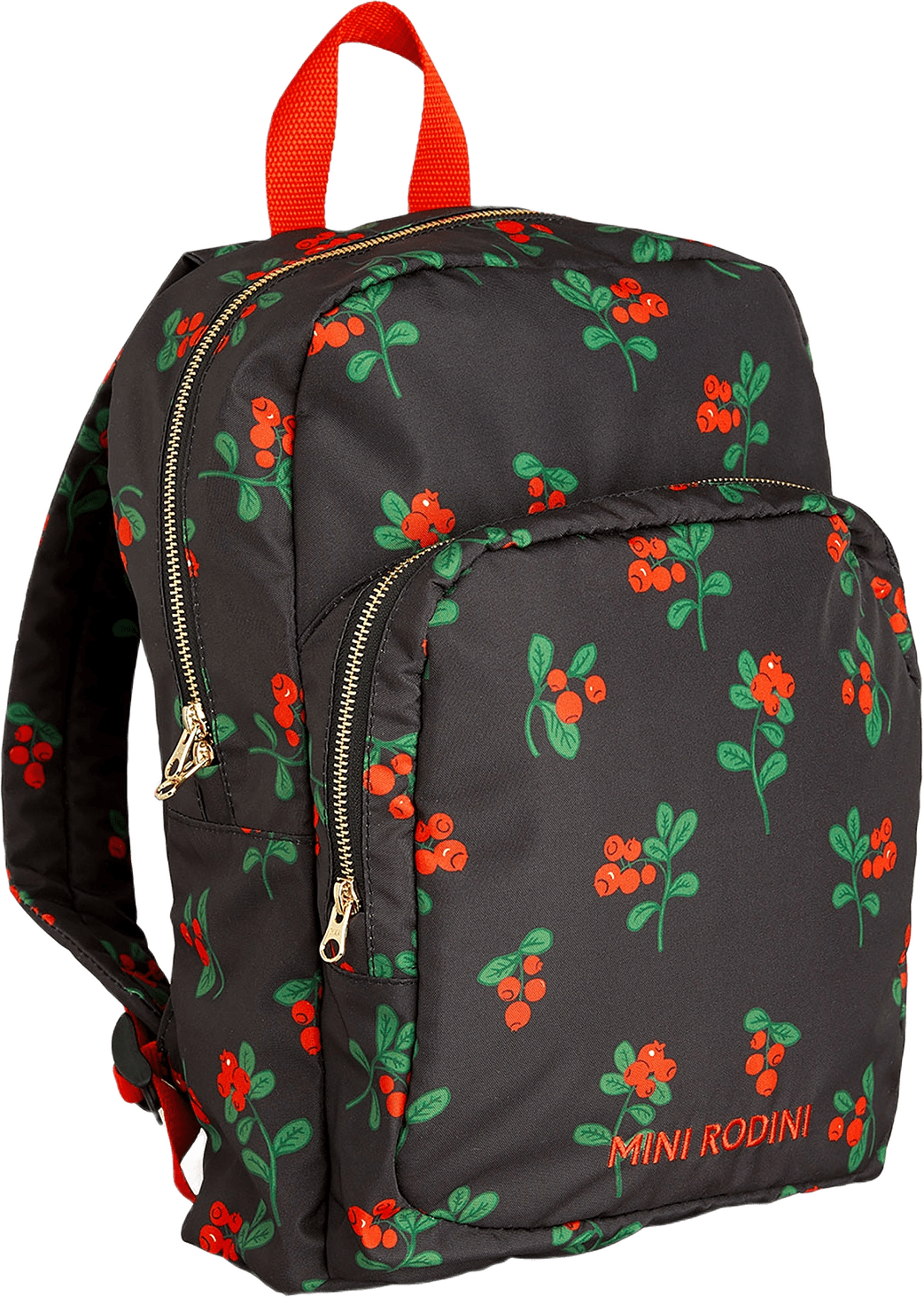 Lingonberries Ryggsäck, från Mini Rodini, i färgen Black.