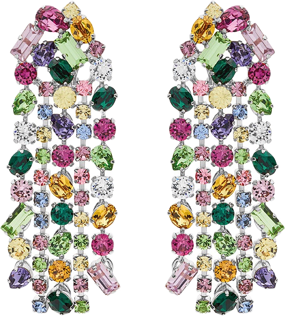 Noelle Statement Earrings, från Caroline Svedbom, i färgen Rhodium.
