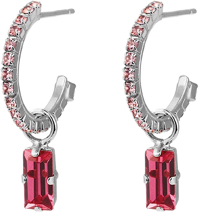 Lucy Earrings, från Caroline Svedbom, i färgen Rhodium.