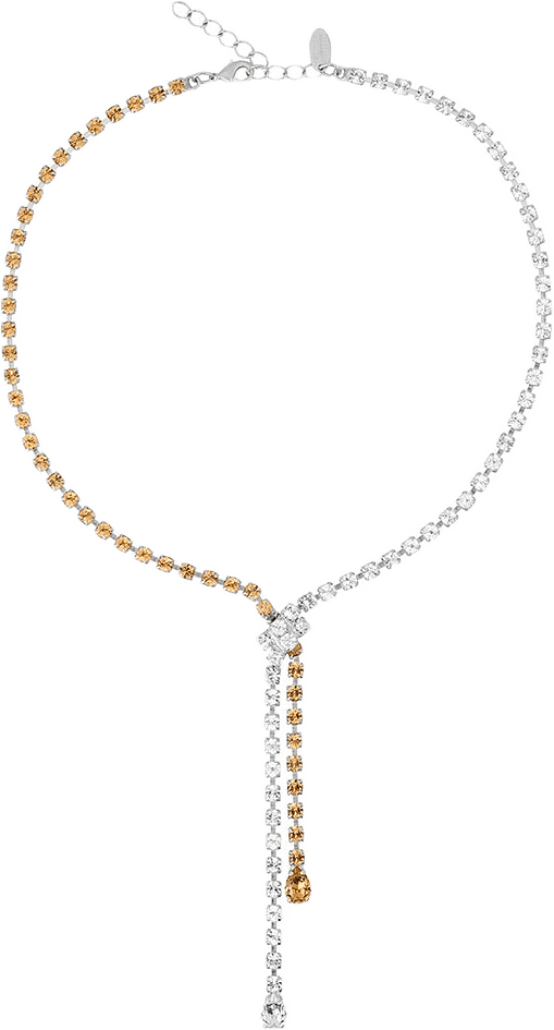 Yvette Necklace, från Caroline Svedbom, i färgen Rhodium.
