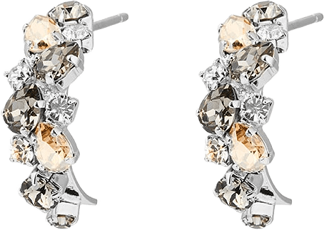 Gabriella Earrings, från Caroline Svedbom, i färgen Rhodium.