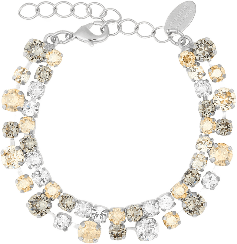 Mini Pomona Bracelet, från Caroline Svedbom, i färgen Rhodium.