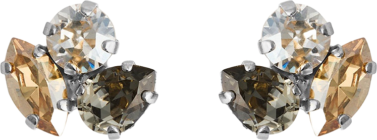 Ana Earrings, från Caroline Svedbom, i färgen Rhodium.