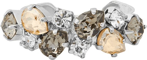 Gabriella Ring, från Caroline Svedbom, i färgen Rhodium.