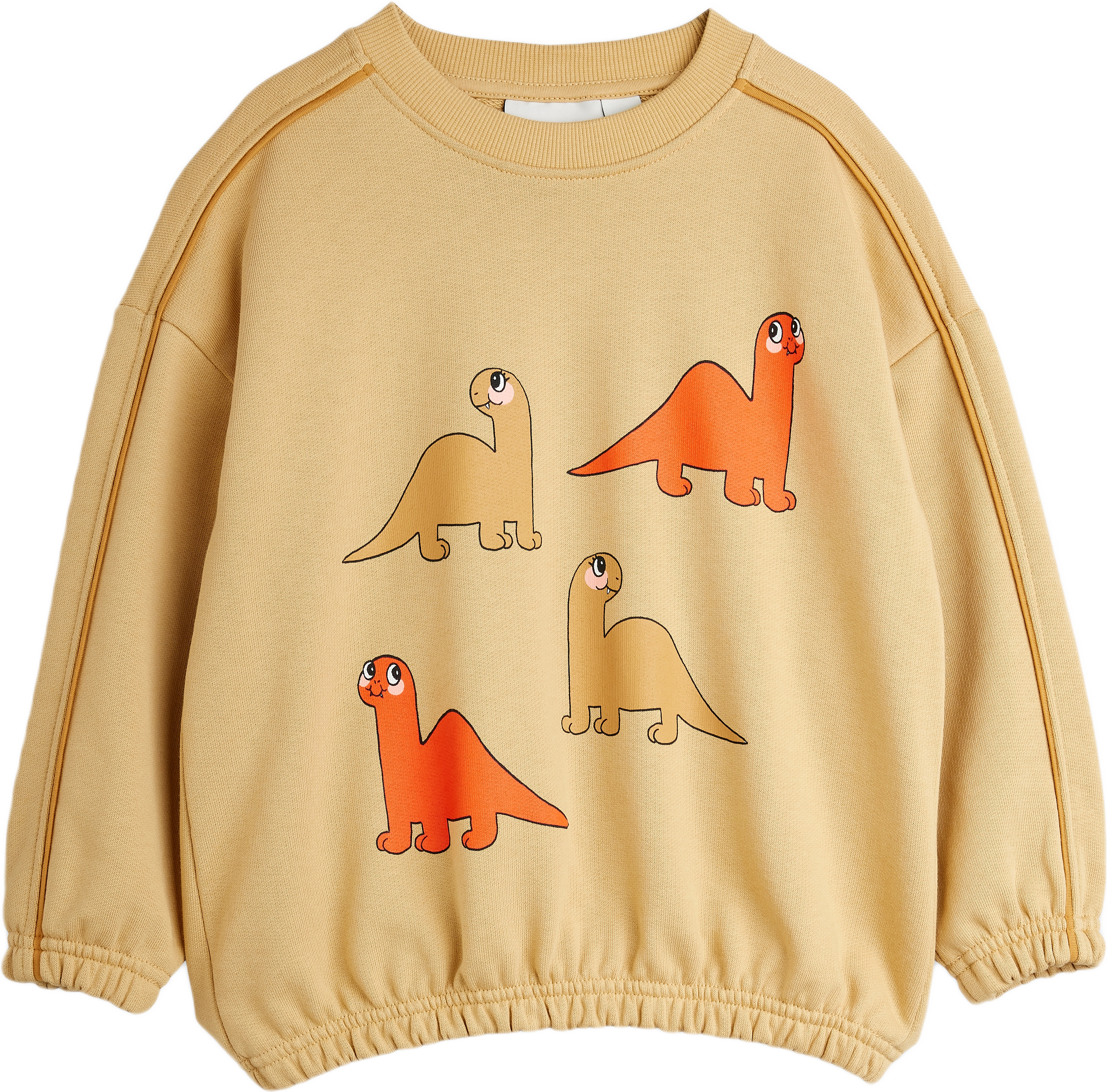 Dino Sweatshirt, från Mini Rodini, i färgen Beige.