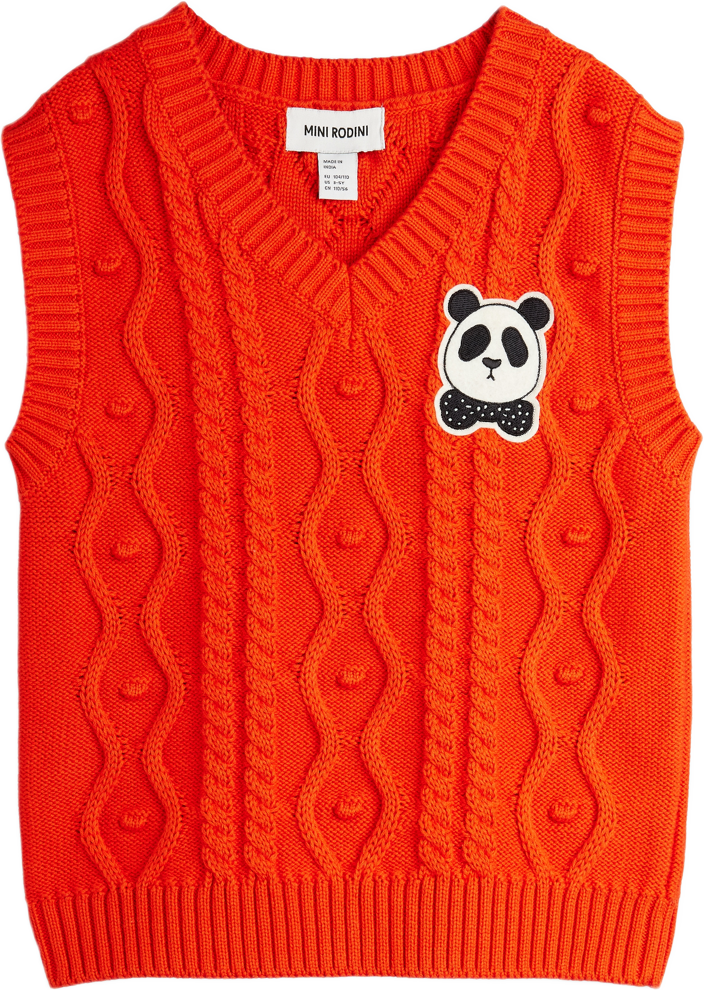 Panda Kabelstickad Slipover
