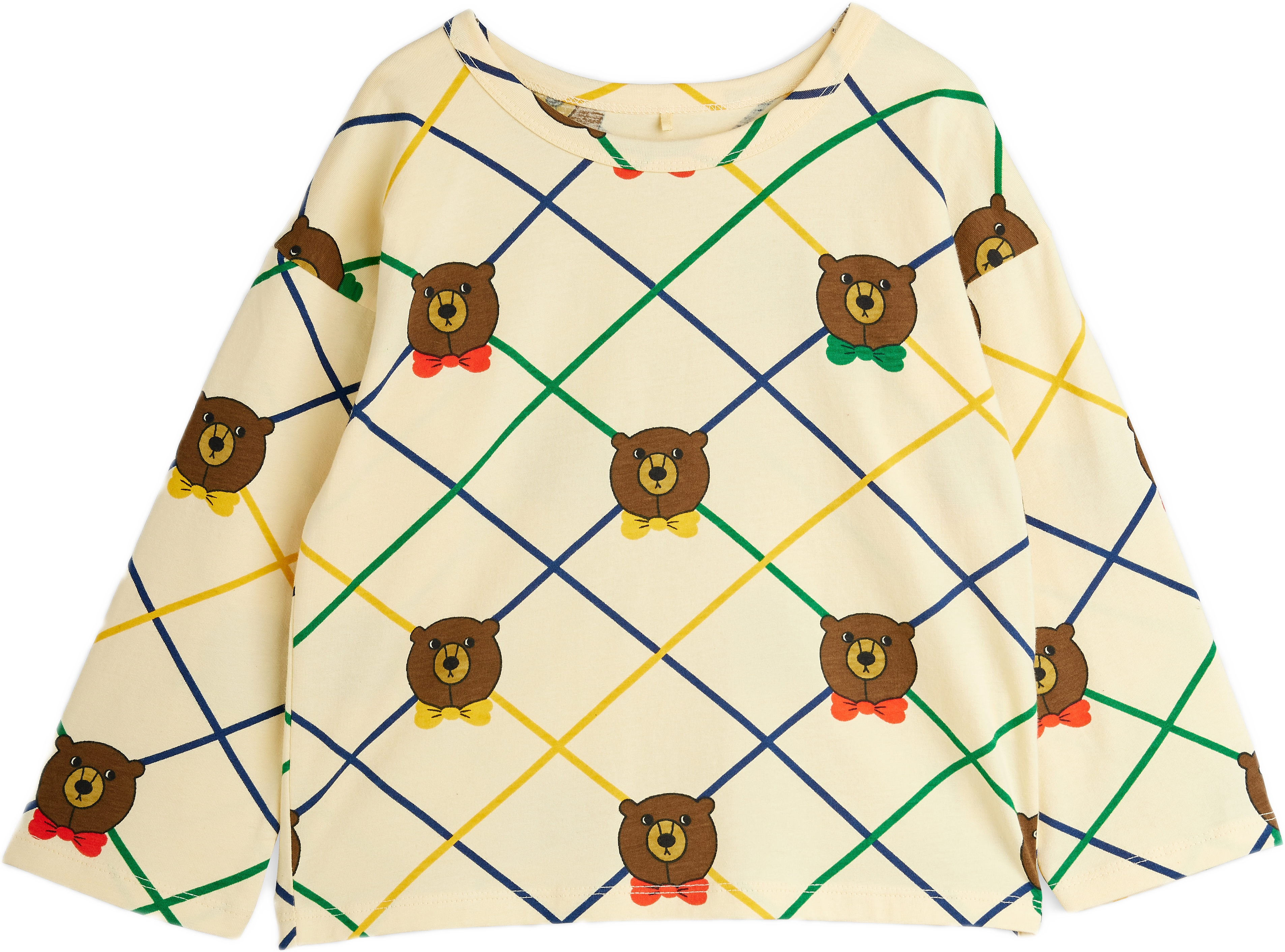 Bear Check Långärmad T-Shirt