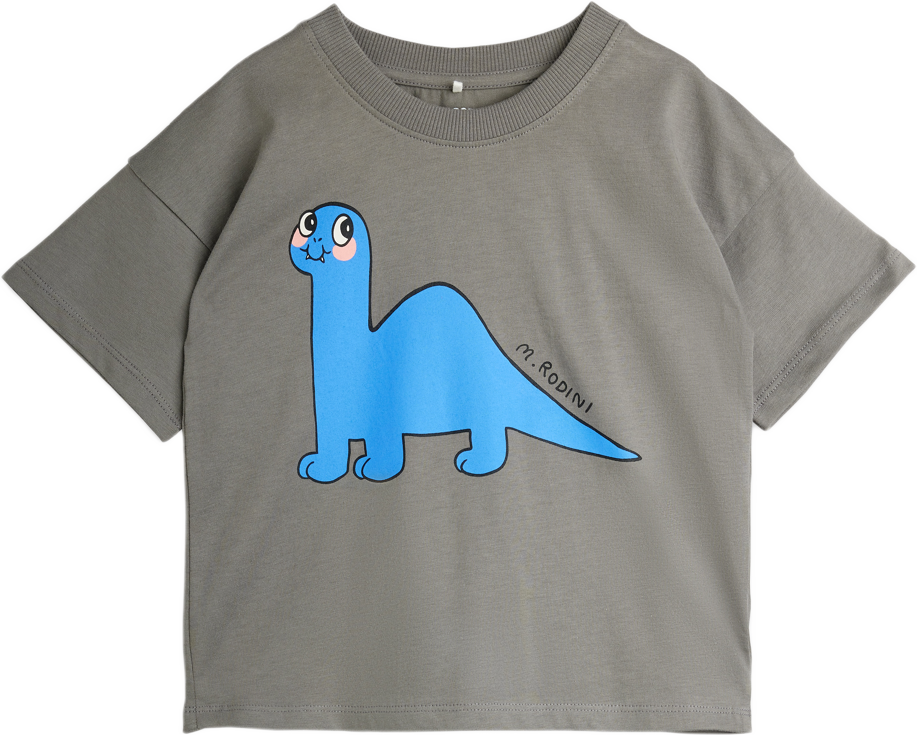 Dino T-Shirt, från Mini Rodini, i färgen Grey.