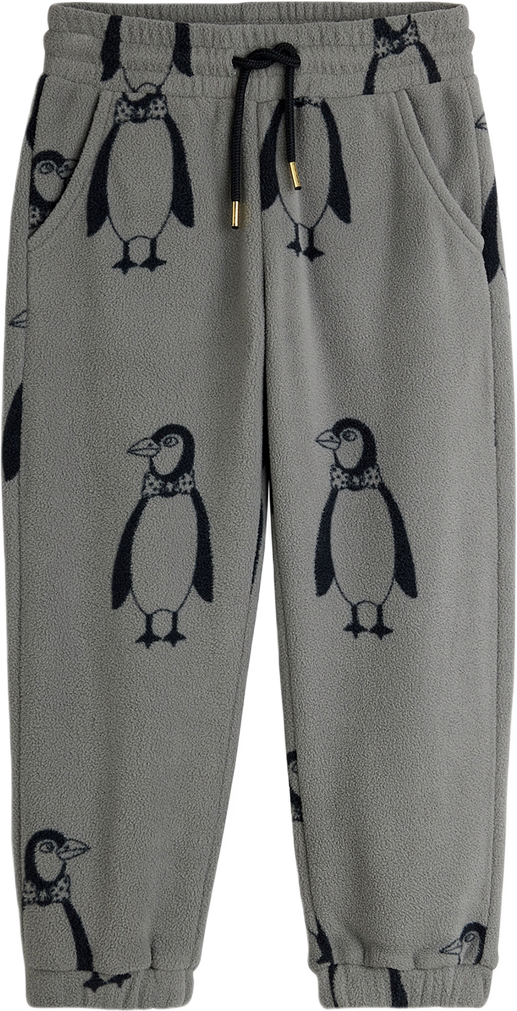 Penguin Fleecebyxa, från Mini Rodini, i färgen Grey.