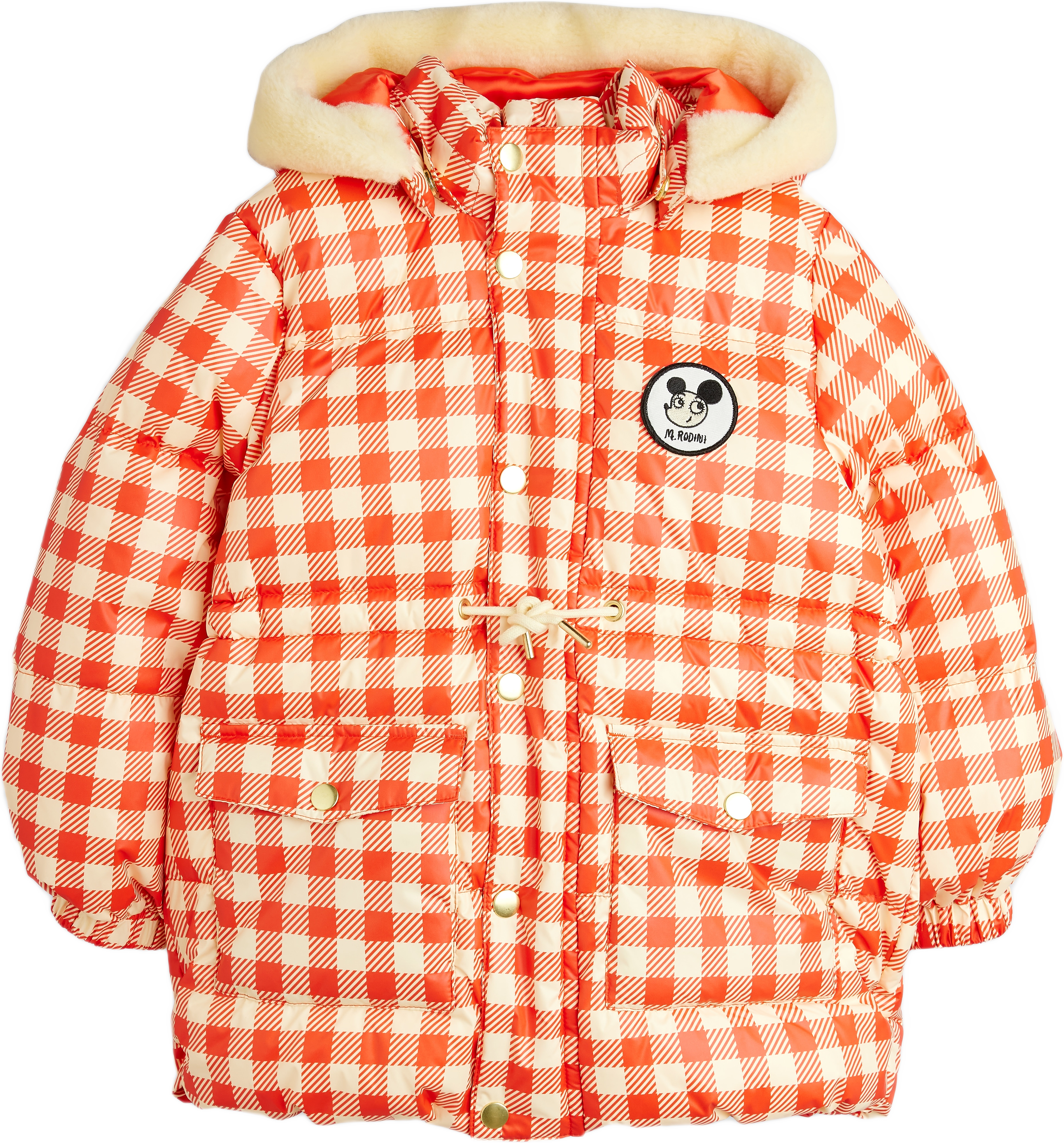 Ritzratz Gingham Heavy Puffer Jacket