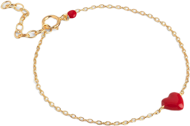 Bracelet, Amore, från ENAMEL Copenhagen, i färgen Red.