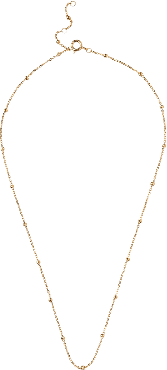 Necklace Beaded Chain, från ENAMEL Copenhagen, i färgen 925s/Gp.