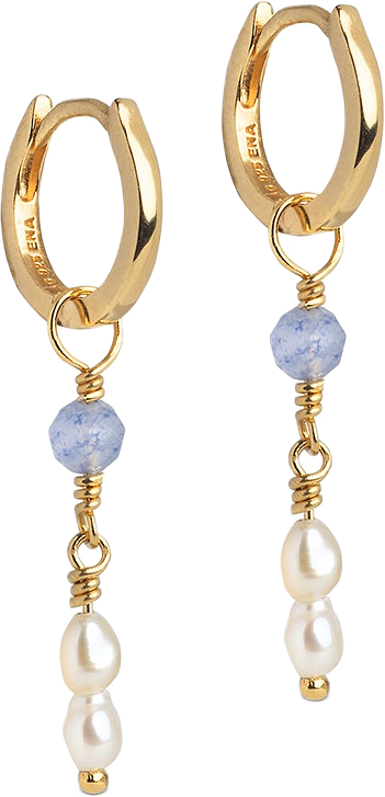 Hoops, Liva, från ENAMEL Copenhagen, i färgen Blue Quartz.