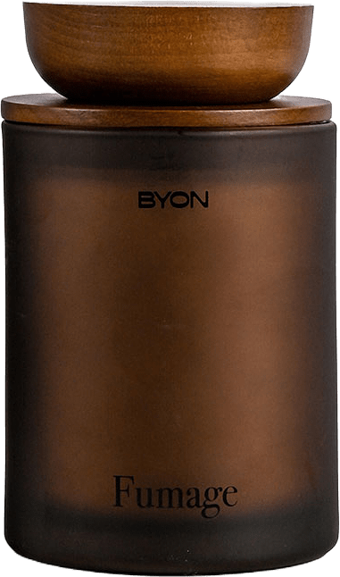 Doftljus Fumage 55h, från Byon, i färgen Brun.