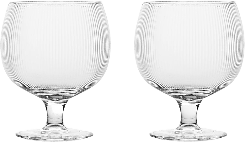 Blanka vinglas, 2-pack, från Sagaform, i färgen Klar.