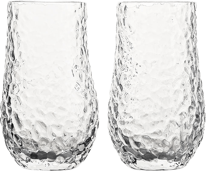 Dricksglas Swan, 2-pack, från Byon, i färgen Klar.