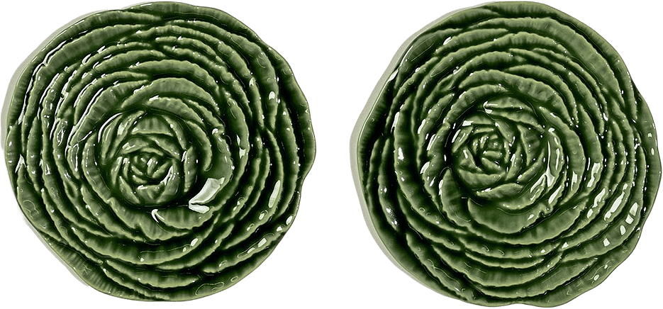 Glasunderlägg Veggie, 2-pack, från Byon, i färgen Grön.