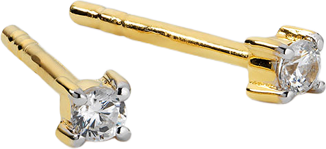 Celestia Mini Studs Gold, från Syster P, i färgen Gold.