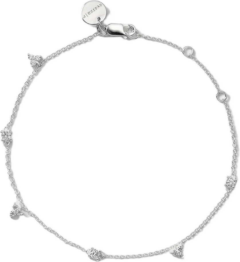 Celestia Bracelet Silver, från Syster P, i färgen Silver.