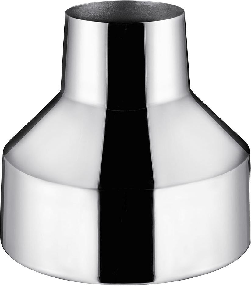 Solare Låg Vas 220X200 mm Stål, från Iittala, i färgen Silver.