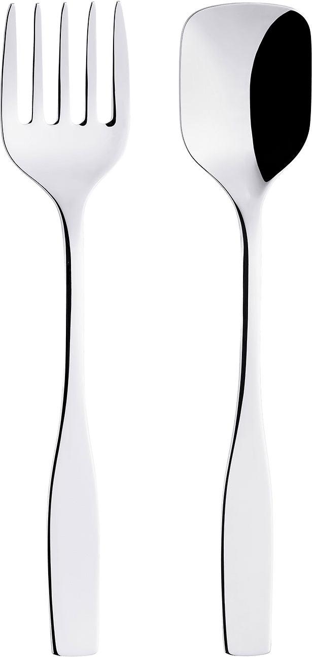 Citterio 98 Serveringsbestick 2 Delar Blank, från Iittala, i färgen Blank.
